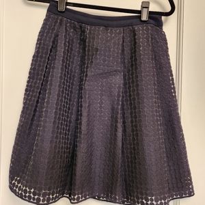 Petite Ann Taylor Eyelet Skirt
